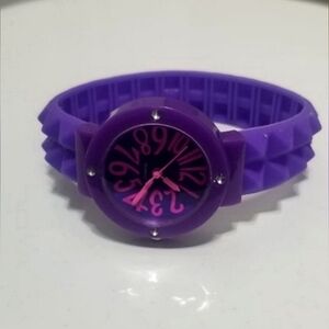 The Childrens Place Purple Quartz Watch Silicone Straps Kids 🌴